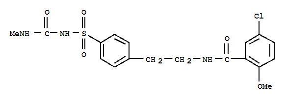 Benzamide,5-chloro-2-methoxy-N-[2-[4-[[[(methylamino)carbonyl]amino]sulfonyl]phenyl]ethyl]-