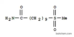 Molecular Structure of 53078-91-4 (Decanamide,10-(methylsulfonyl)-)