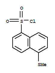 1-Naphthalenesulfonylchloride, 5-(methylthio)-