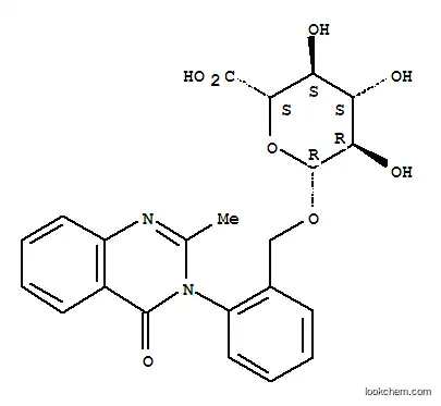 Molecular Structure of 53551-53-4 (2'-hydroxymethylmethaqualone glucuronide)