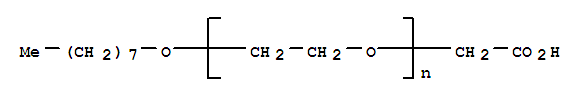 Poly(oxy-1,2-ethanediyl),a-(carboxymethyl)-w-(octyloxy)-
