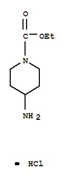 1-Piperidinecarboxylicacid, 4-amino-, ethyl ester, hydrochloride (1:1)