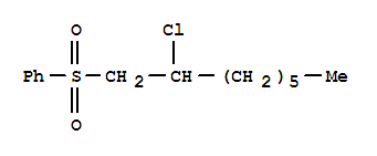 5398-14-1,[(2-chlorooctyl)sulfonyl]benzene,Sulfone,2-chlorooctyl phenyl (8CI);NSC 4576;Sulfone, 2-chlorooctyl phenyl;[(2-Chlorooctyl)sulfonyl]benzene;