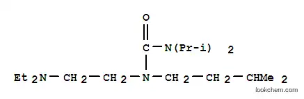 Molecular Structure of 54-54-6 (N,N-diisopropyl-N'-isoamyl-N'-diethylaminoethylurea)