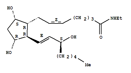 Prosta-5,13-dien-1-amide,N-ethyl-9,11,15-trihydroxy-, (5Z,9a,11a,13E,15S)- (9CI)