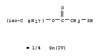 Acetic acid, mercapto-,isooctyl ester, tin(4+) salt (9CI)