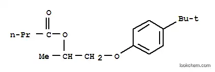 Molecular Structure of 5437-03-6 (1-(4-tert-butylphenoxy)propan-2-yl butanoate)