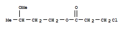 Propanoic acid,3-chloro-, 3-methoxybutyl ester cas  5468-94-0