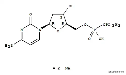 Molecular Structure of 54735-60-3 (Cytidine 5'-(trihydrogen diphosphate), 2'-deoxy-, disodium salt)