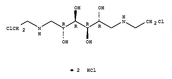D-Mannitol,1,6-bis[(2-chloroethyl)amino]-1,6-dideoxy-, dihydrochloride (9CI)