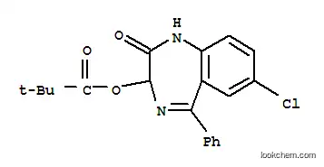 Molecular Structure of 55299-10-0 (Pivoxazepam)