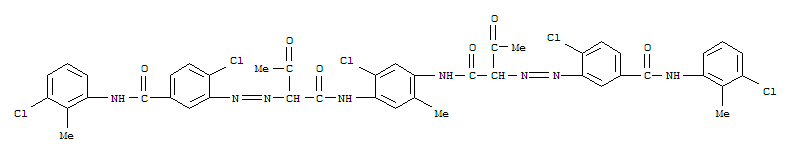 Benzamide,3,3'-[(2-chloro-5-methyl-1,4-phenylene)bis[imino(1-acetyl-2-oxo-2,1-ethanediyl)-2,1-diazenediyl]]bis[4-chloro-N-(3-chloro-2-methylphenyl)-