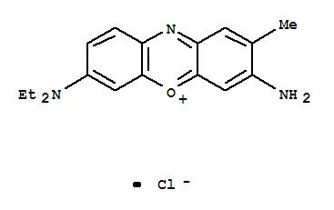 Phenoxazin-5-ium,3-amino-7-(diethylamino)-2-methyl-, chloride (1:1)