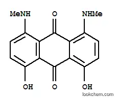 Molecular Structure of 56524-76-6 (1,8-dihydroxy-4,5-bis(methylamino)anthraquinone)