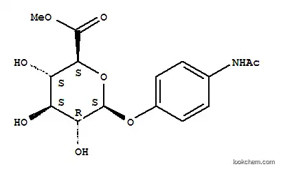 Molecular Structure of 570394-17-1 (4-ACETAMIDOPHENYL B-D-GLUCOPYRANOSIDURONIC ACID, METHYL ESTER)