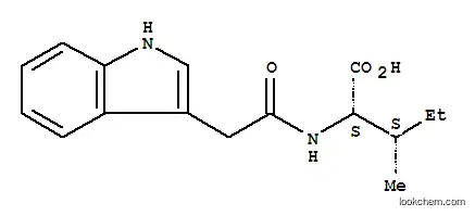 Molecular Structure of 57105-45-0 (N-(3-Indolylacetyl)-L-isoleucine)