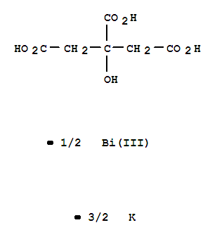 Bismuth tripotassium dicitrate(57644-54-9)