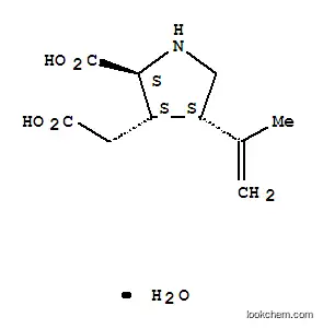 Molecular Structure of 58002-62-3 (KAINIC ACID 2-CARBOXY-3-CARBOXYMETHYL-4-ISOPROPENYLPYRROLIDINE)