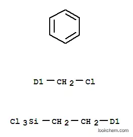 Molecular Structure of 58274-32-1 (((CHLOROMETHYL)PHENYLETHYL)TRICHLOROSILANE)