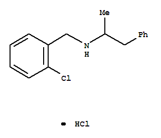 Benzeneethanamine,N-[(2-chlorophenyl)methyl]-a-methyl-, hydrochloride (1:1), (+)-(5843-53-8)