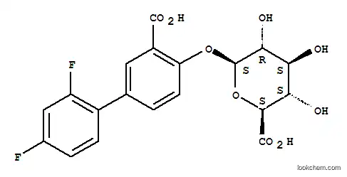Molecular Structure of 58446-29-0 (diflunisal glucuronide ether)