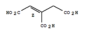 Molecular Structure of 585-84-2 (cis-Aconitic acid)
