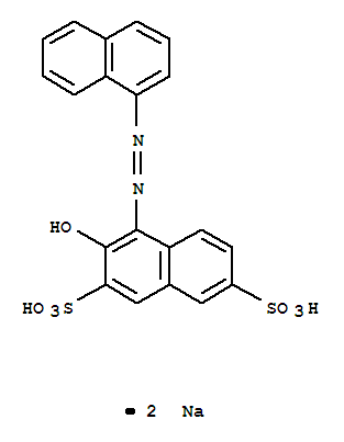 2,7-Naphthalenedisulfonicacid, 3-hydroxy-4-[2-(1-naphthalenyl)diazenyl]-, sodium salt (1:2)