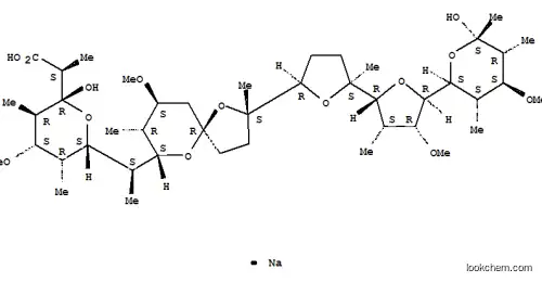 Molecular Structure of 58845-80-0 (LONOMYCIN A SODIUM SALT F. STREPTOMYCES&)