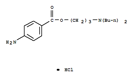 1-Propanol,3-(dibutylamino)-, 1-(4-aminobenzoate), hydrochloride (1:1)