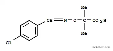 Molecular Structure of 59079-16-2 (alpha-((4-chlorobenzylideneamino)oxy)isobutyric acid)