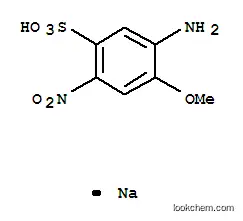 Molecular Structure of 59312-73-1 (sodium 5-amino-4-methoxy-2-nitrobenzenesulphonate)