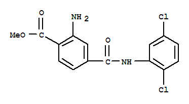 Methyl 2-amino-4-(((2,5-dichlorophenyl)amino)carbonyl)benzoate cas  59673-82-4
