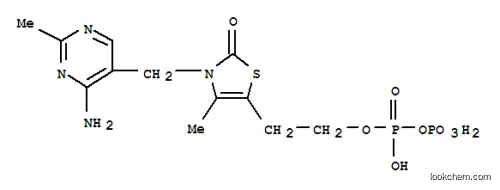 2-{3-[(4-Amino-2-methylpyrimidin-5-YL)methyl]-4-methyl-2-oxo-2,3-dihydro-1,3-thiazol-5-YL}ethyl trihydrogen diphosphate