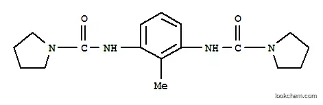 Molecular Structure of 60006-10-2 (N,N'-(2-methyl-1,3-phenylene)bis(pyrrolidine-1-carboxamide))