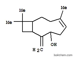 Molecular Structure of 6040-49-9 (6,10,10-trimethyl-2-methylenebicyclo[7.2.0]undec-5-en-3-ol)