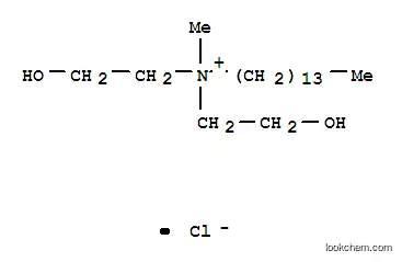 Molecular Structure of 60687-90-3 (bis(2-hydroxyethyl)methyltetradecylammonium chloride)