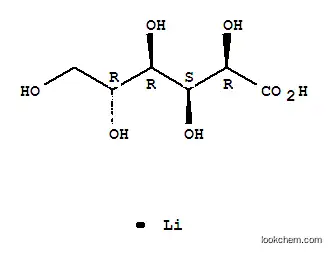 Molecular Structure of 60816-70-8 (lithium D-gluconate)