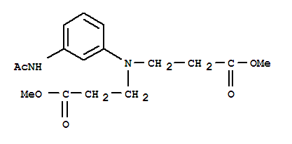 b-Alanine, N-[3-(acetylamino)phenyl]-N-(3-methoxy-3-oxopropyl)-, methyl ester