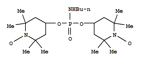 61384-20-1,bis(1-hydroxy-2,2,6,6-tetramethylpiperidin-4-yl) butylphosphoramidate,NSC 251782