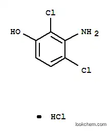 Molecular Structure of 61693-43-4 (2,4-Dichloro-3-aminophenol hydrochloride)