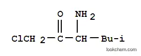 Molecular Structure of 61727-69-3 (leucine chloromethyl ketone)