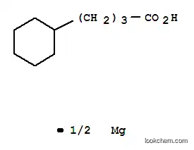 Molecular Structure of 62669-64-1 (Cyclohexanebutanoicacid, magnesium salt (2:1))