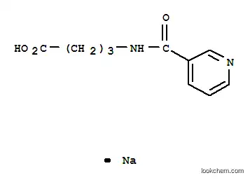 Molecular Structure of 62936-56-5 (4-[(3-Pyridinylcarbonyl)amino]-butanoic acid monosodium salt)