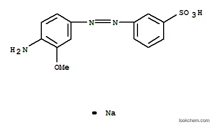 Molecular Structure of 6300-07-8 (4-Amino-3-methoxyazobene-3'-sulfonic acid sodium salt)