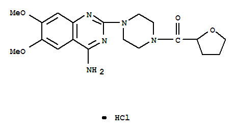 1-(4-Amino-6,7-dimethoxy-2-quinazolinyl)4-[(tetrahydro-2-furanyl)carbonyl]piperazine hydrochloride