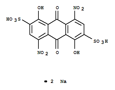 2,6-Anthracenedisulfonicacid, 9,10-dihydro-1,5-dihydroxy-4,8-dinitro-9,10-dioxo-, sodium salt (1:2)