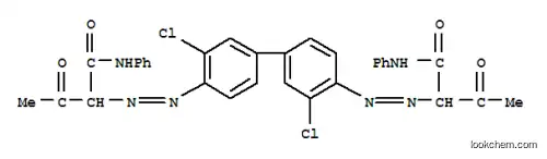 Molecular Structure of 6358-85-6 (Butanamide, 2,2'-[(3,3'-dichloro[1,1'-biphenyl]-4,4'-diyl)bis(2,1-diazenediyl)]bis[3-oxo-N-phenyl-)