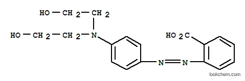Molecular Structure of 6371-55-7 (2-[4-(bis(2-hydroxyethyl)amino)phenyl]diazenylbenzoic acid)