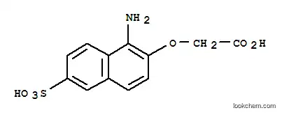 Molecular Structure of 6373-39-3 (2-(1-amino-6-sulfonaphthalen-2-yloxy)acetic acid)