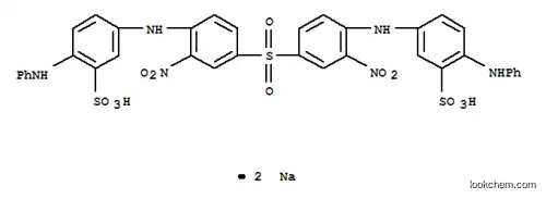 Molecular Structure of 6373-79-1 (disodium 3,3'-[sulphonylbis[(2-nitro-p-phenylene)imino]]bis[6-anilinobenzenesulphonate])